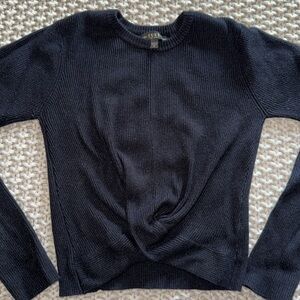 Guess cropped sweater. Black size M